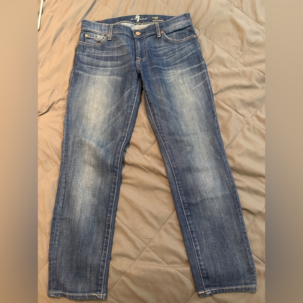 7 For All Mankind Indigo Denim Jeans